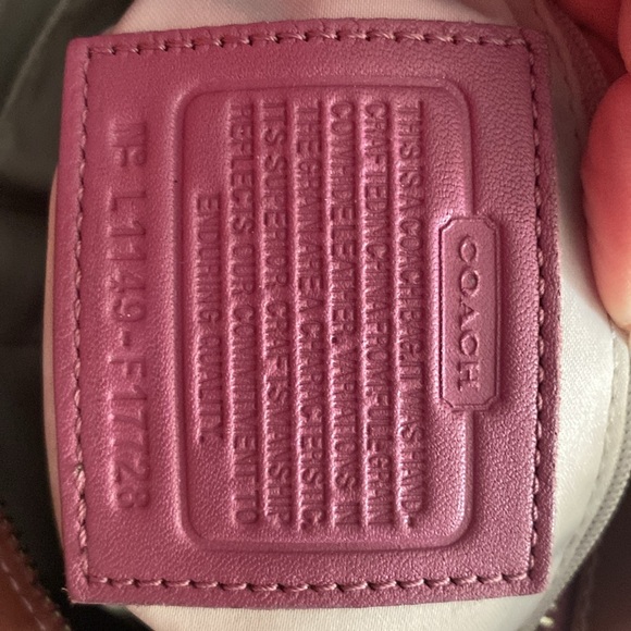 Vintage Coach patten leather pocketbook - Picture 4 of 7